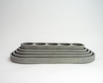 Grote set ovaal 1 grijs