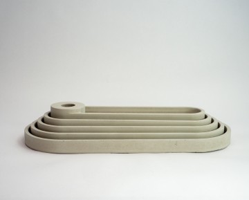 Grote set ovaal 2 wit