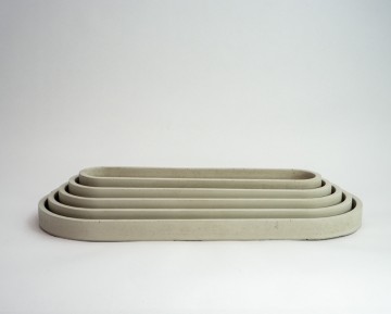 Grote set ovaal 4 wit