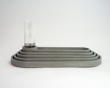 Grote set ovaal 5 grijs