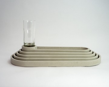 Grote set ovaal 5 wit