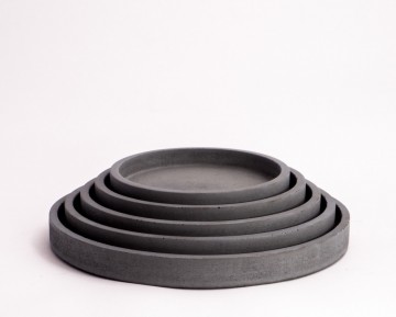 Grote set rond 1 antraciet