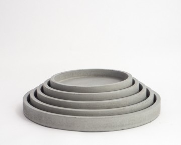 Grote set rond 1 grijs