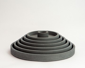 Grote set rond 2 antraciet