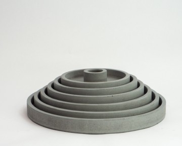 Grote set rond 2 grijs