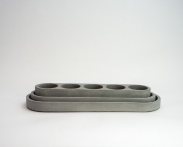 Kleine set ovaal 1 grijs