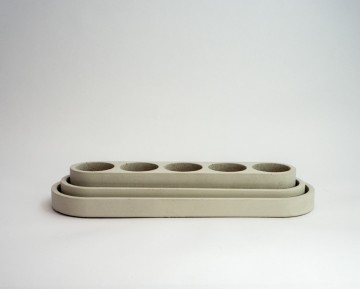 Kleine set ovaal 1 wit