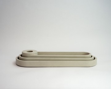 Kleine set ovaal 2 wit