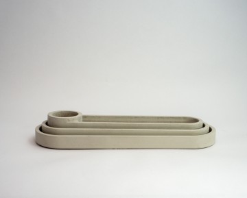 Kleine set ovaal 3 wit