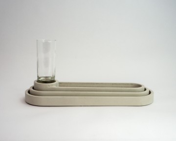 Kleine set ovaal 5 wit