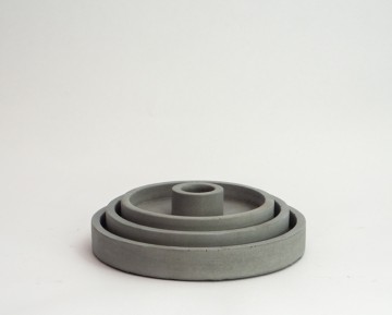 Kleine set rond 2 grijs