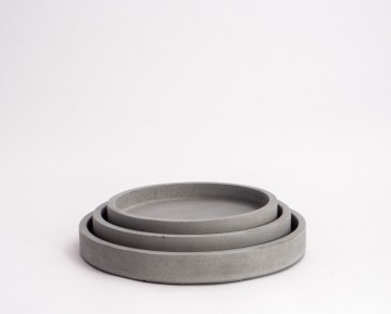 Kleine set rond 1 grijs