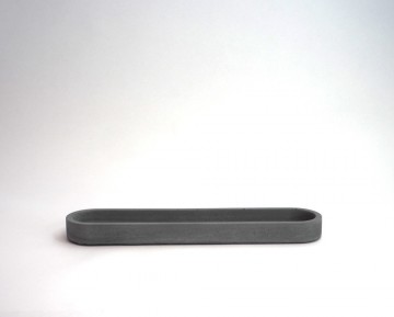 Schaal ovaal xs antraciet