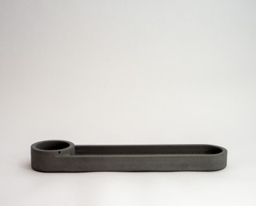 Waxinelichthouder 1 antraciet